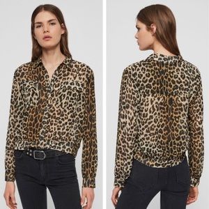 ALLSAINTS Adeliza Leppo Shirt Women’s Small and Like NEW